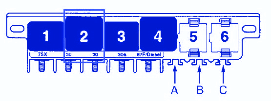 Audi A8 TDI 2008 Fuse Box/Block Circuit Breaker Diagram » CarFuseBox