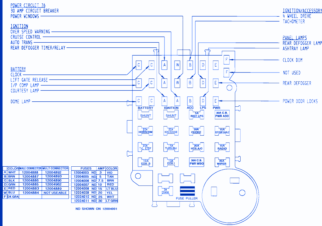 Chevy S10 Radio Wiring Diagram from www.carfusebox.com