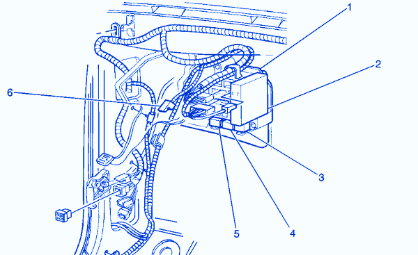 Cadillac SRX 2011 Under Dash Fuse Box/Block Circuit Breaker Diagram