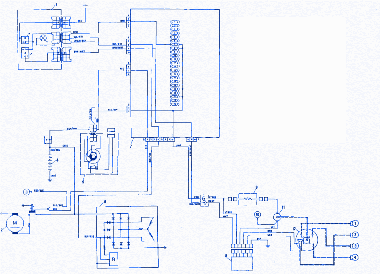 Fiat X1 1989 Ignition Switch Electrical Circuit Wiring Diagram » CarFuseBox
