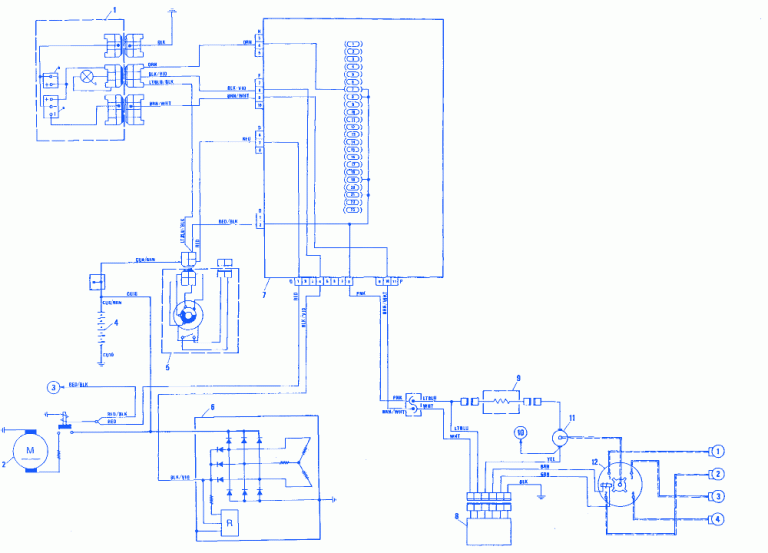 Fiat X1-9 1981 Ignition Electrical Circuit Wiring Diagram » CarFuseBox