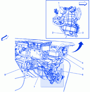 Chevrolet Uplander 2008 Main Engine Fuse Box/Block Circuit Breaker