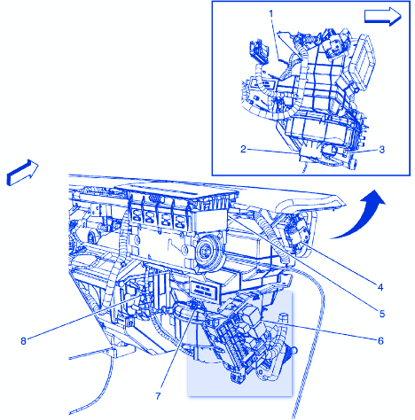 Chevrolet Uplander 2008 Main Engine Fuse Box/Block Circuit Breaker
