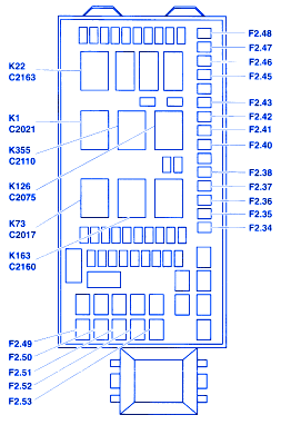 Ford F550 2004 Fuse Box/Block Circuit Breaker Diagram » CarFuseBox