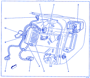 GMC Jimmy 2000 Instrument Electrical Circuit Wiring Diagram » CarFuseBox