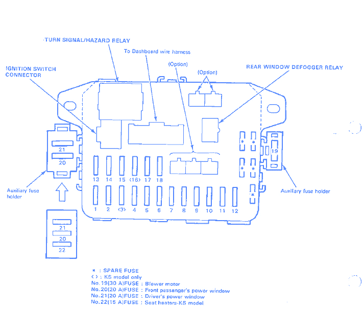 1997 honda del sol fuse box diagram