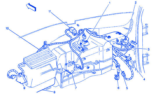 Chevrolet Suburban 1999 Under The Dash Electrical Circuit Wiring