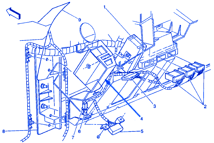 Chevy Silverado 2005 Instrument Panel Electrical Circuit Wiring Diagram