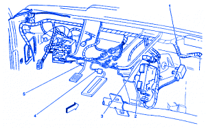 GMC Yukon Denali 1999 Left Side Dash Electrical Circuit Wiring Diagram