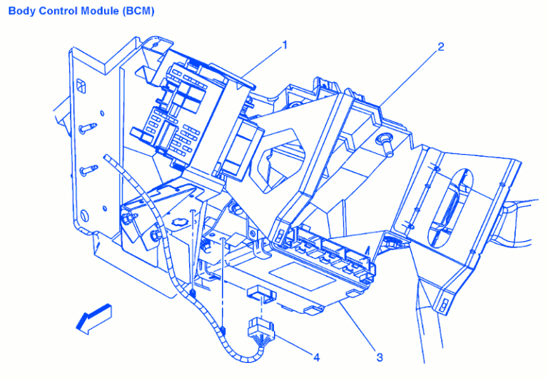 Chevrolet Silverado 1500 HD 2003 Body Control Module Electrical Circuit