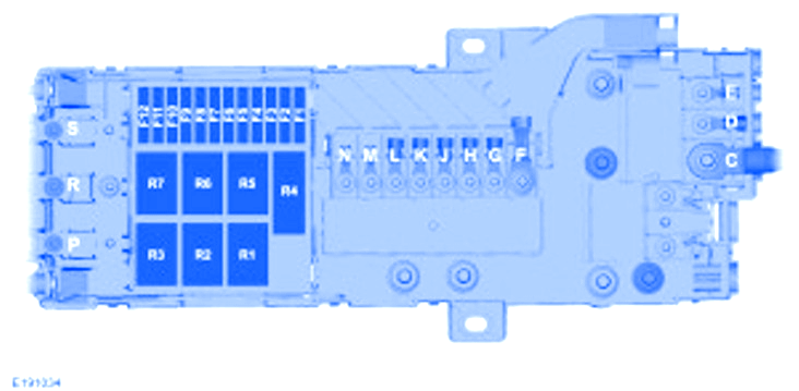 Ford Transit Fifth Generation 2012 Fuse Box/Block Circuit Breaker