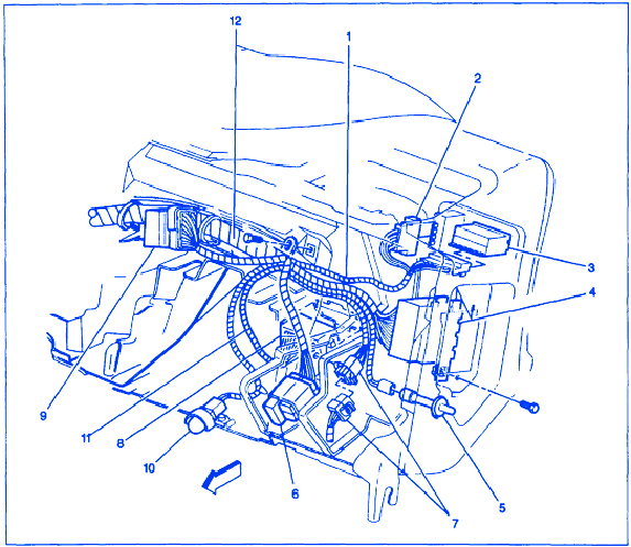 GMC Savana 2003 Dash Electrical Circuit Wiring Diagram » CarFuseBox