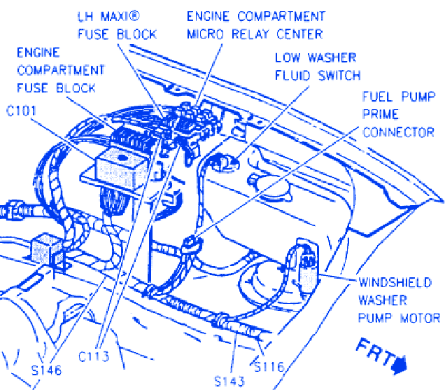 Cadillac Krystal 1992 Engine Electrical Circuit Wiring Diagram » CarFuseBox