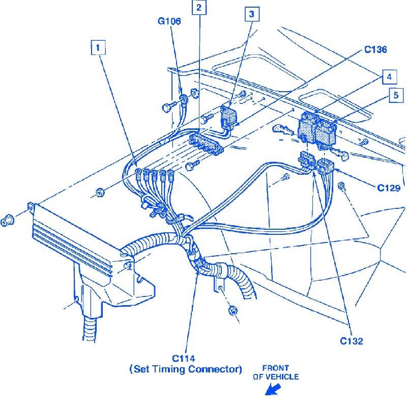 Chevrolet Silverado 5700 1999 Electrical Circuit Wiring Diagram