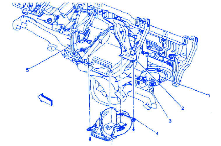 GMC Kodiak C4500 2004 Instrument Electrical Circuit Wiring Diagram