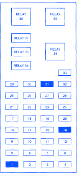 Ford Freestar 2004 Fuse Box/Block Circuit Breaker Diagram » CarFuseBox