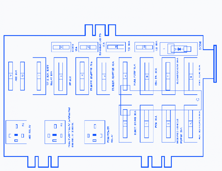 Ford GT40 2004 Fuse Box/Block Circuit Breaker Diagram » CarFuseBox