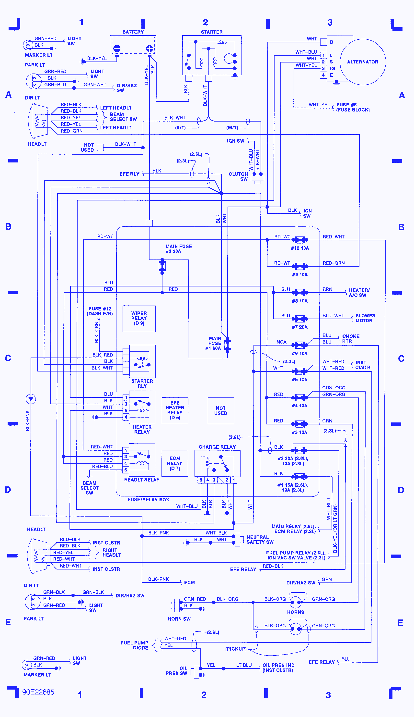 Isuzu Pickup 4wd Efi 1994 Electrical Circuit Wiring Diagram Carfusebox