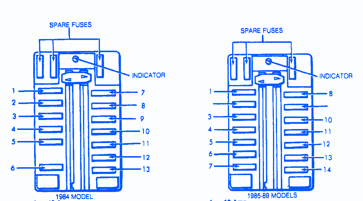 Chrysler Conquest 2.5 1992 Fuse Box/Block Circuit Breaker ... 2000 chrysler cirrus fuse diagram 