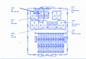 Ford Focus 2009 Main Engine Fuse Box/Block Circuit Breaker ... 2005 f150 crew cab radio wiring diagram 