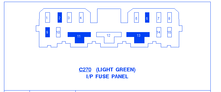 Ford Escort Zx 1999 Courtesy Fuse Box  Block Circuit