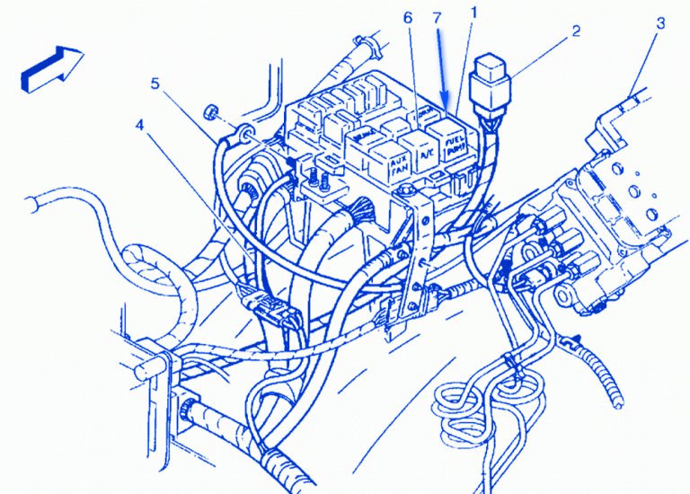 Chevrolet Aveo 2003 Fuse Box/Block Circuit Breaker Diagram - CarFuseBox