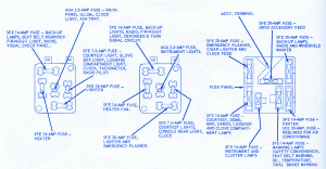 Ford Fairlane 1998 Fuse Box/Block Circuit Breaker Diagram ... dual car radio wiring diagram 