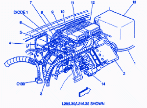 Ferrari 458 Italia 2012 Engine Fuse Box/Block Circuit Breaker Diagram