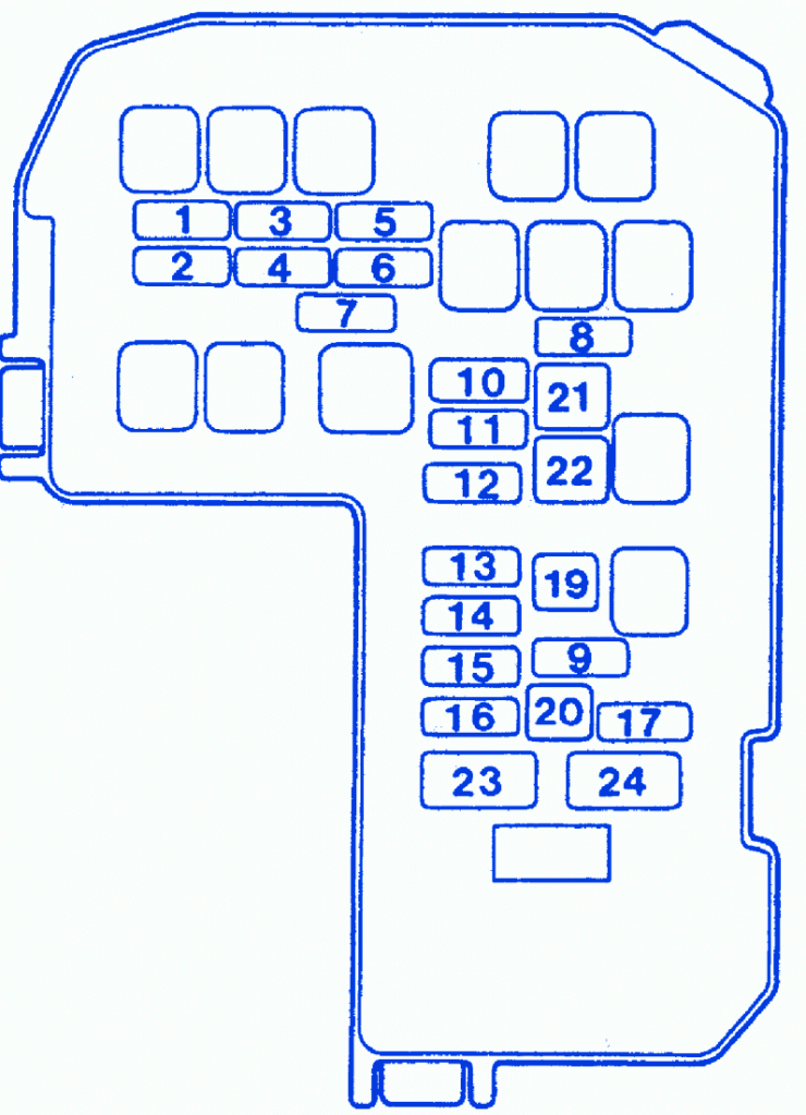 Mitsubishi Diamante 2008 Engine Fuse Box/Block Circuit Breaker Diagram