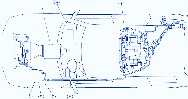 Subaru Outback Wagon 2004 Fuse Box/Block Circuit Breaker Diagram
