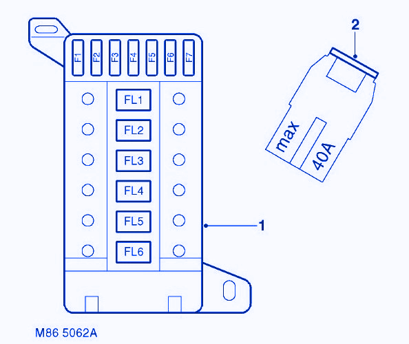 Land Rover TF.160 1994 Fuse Box/Block Circuit Breaker ... 95 land rover discovery fuse box diagram 