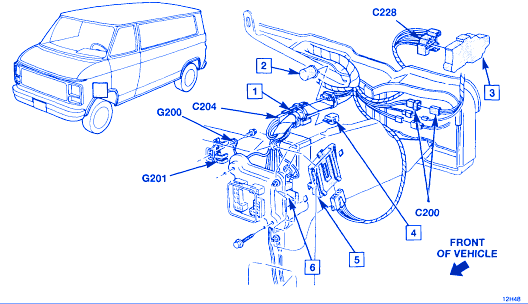 Chevrolet G 20 1995 Electrical Circuit Wiring Diagram