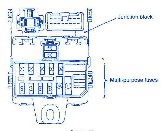 93 mitsubishi mirage fuse diagram