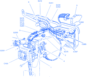 GMC Duravan 1997 Engine Electrical Circuit Wiring Diagram - CarFuseBox