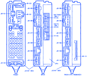 Mazda 626 Joint 1999 Fuse Box/Block Circuit Breaker ... 2002 mazda 626 wiring diagrams 