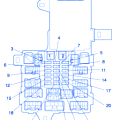 Lexus Ls400 1991 Fuse Box Block Circuit Breaker Diagram Carfusebox