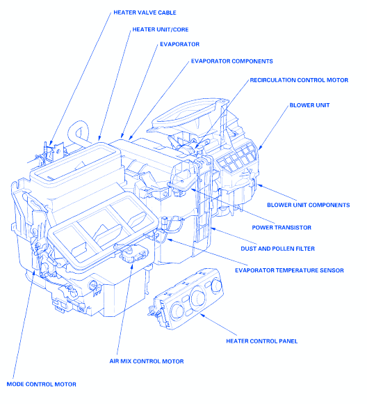 Honda Pilot 2000 Engine Electrical Circuit Wiring Diagram - CarFuseBox