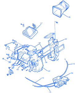 Chevrolet Tracker 2002 Steering Column Electrical Circuit Wiring