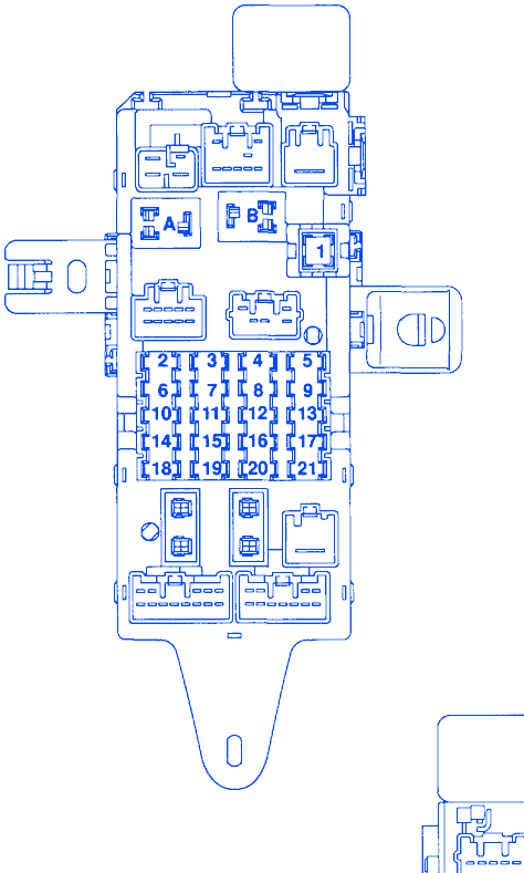 Toyota Gs400 1998 Fuse Box  Block Circuit Breaker Diagram