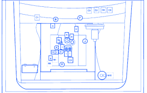 Chevrolet 1500 Truck 4.3 1989 Componenet Location Electrical Circuit