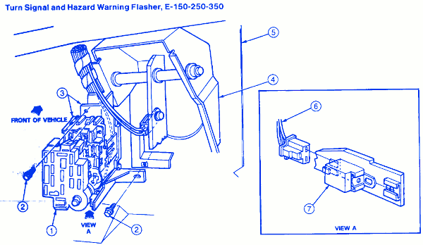 Ford E250 Van 1992 Electrical Circuit Wiring Diagram - CarFuseBox