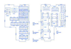 Ford Explorer 2002 Fuse Box/Block Circuit Breaker Diagram - CarFuseBox