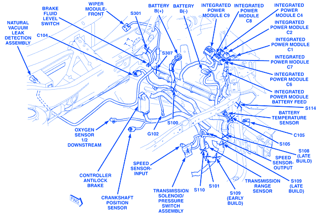 Chrysler Pacifica 2002 Engine Part Electrical Circuit Wiring Diagram