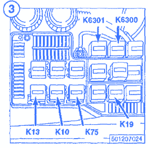 BMW M3 2004 Primary Fuse Box/Block Circuit Breaker Diagram - CarFuseBox