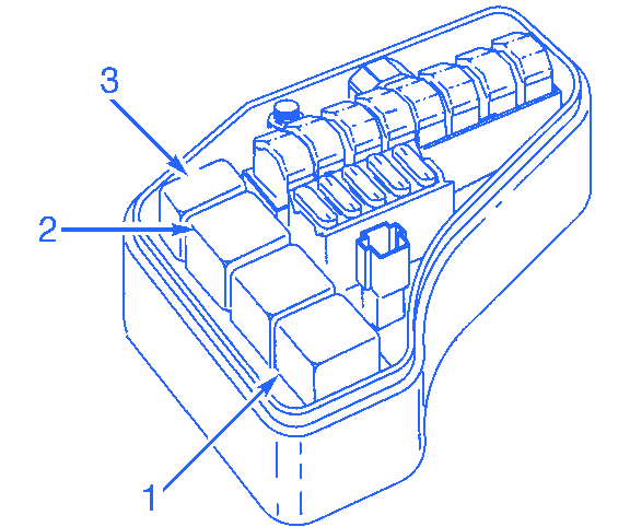 Volvo S70 2003 Main Engine Fuse Box