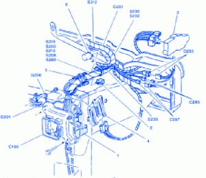 GMC Savana 2.5 2004 Engine Electrical Circuit Wiring Diagram - CarFuseBox