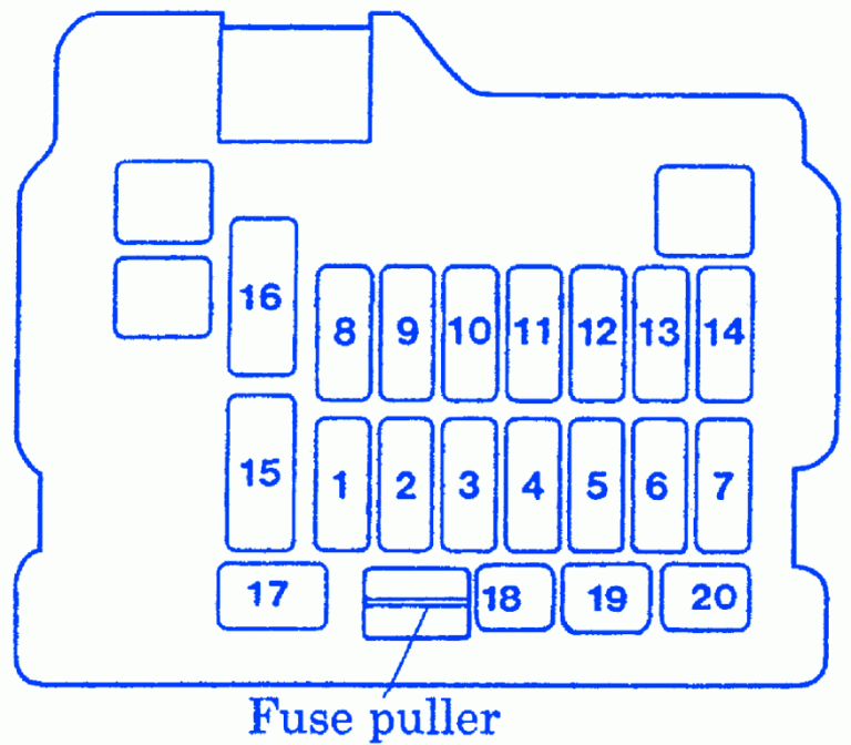 Mitsubishi Triton 2008 Fuse Box/Block Circuit Breaker Diagram - CarFuseBox