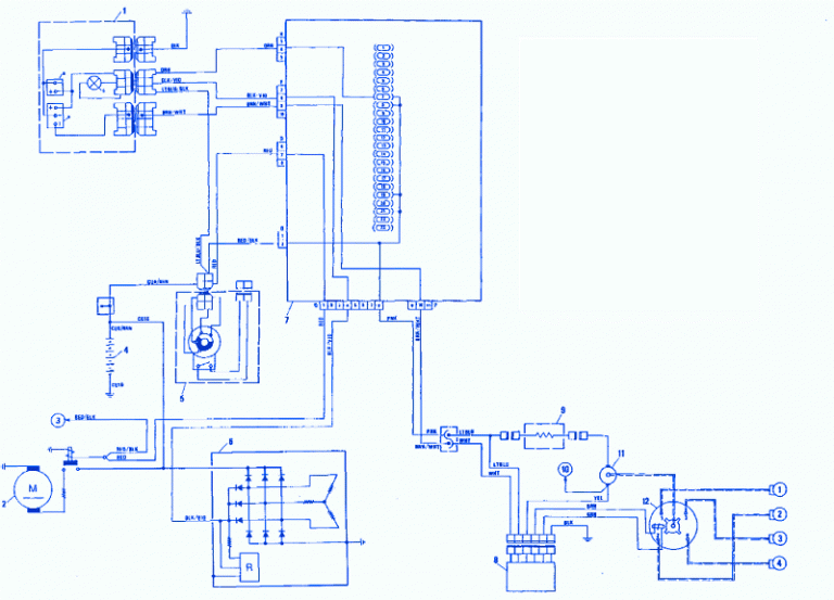 Fiat Uno 1990 Starting Ignition Electrical Circuit Wiring Diagram