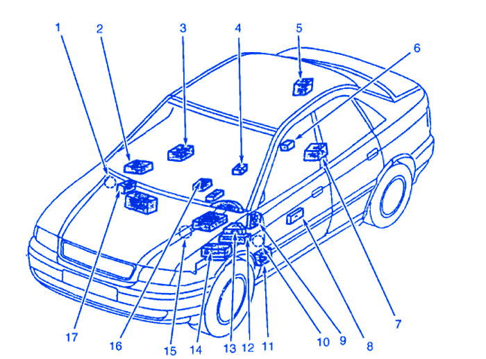 Audi Q7 2008 Interior Electrical Circuit Wiring Diagram