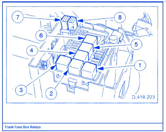 Ford 3930 2009 Alternator Fuse Box/Block Circuit Breaker Diagram 
